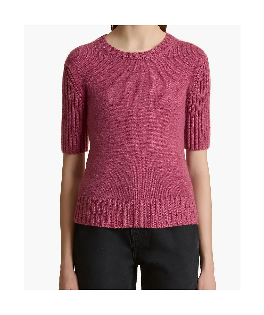 Khaite Mia Short-Sleeved Jumper
