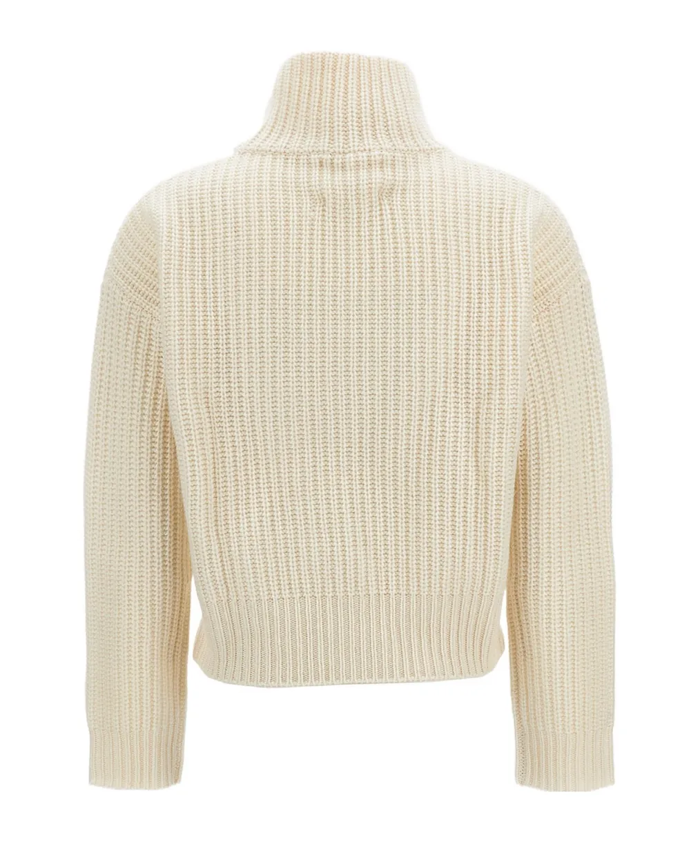 Turtleneck Long-Sleeves Sweater