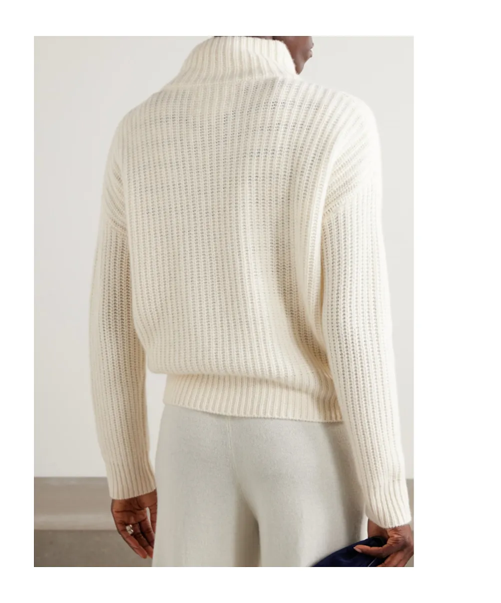 Turtleneck Long-Sleeves Sweater