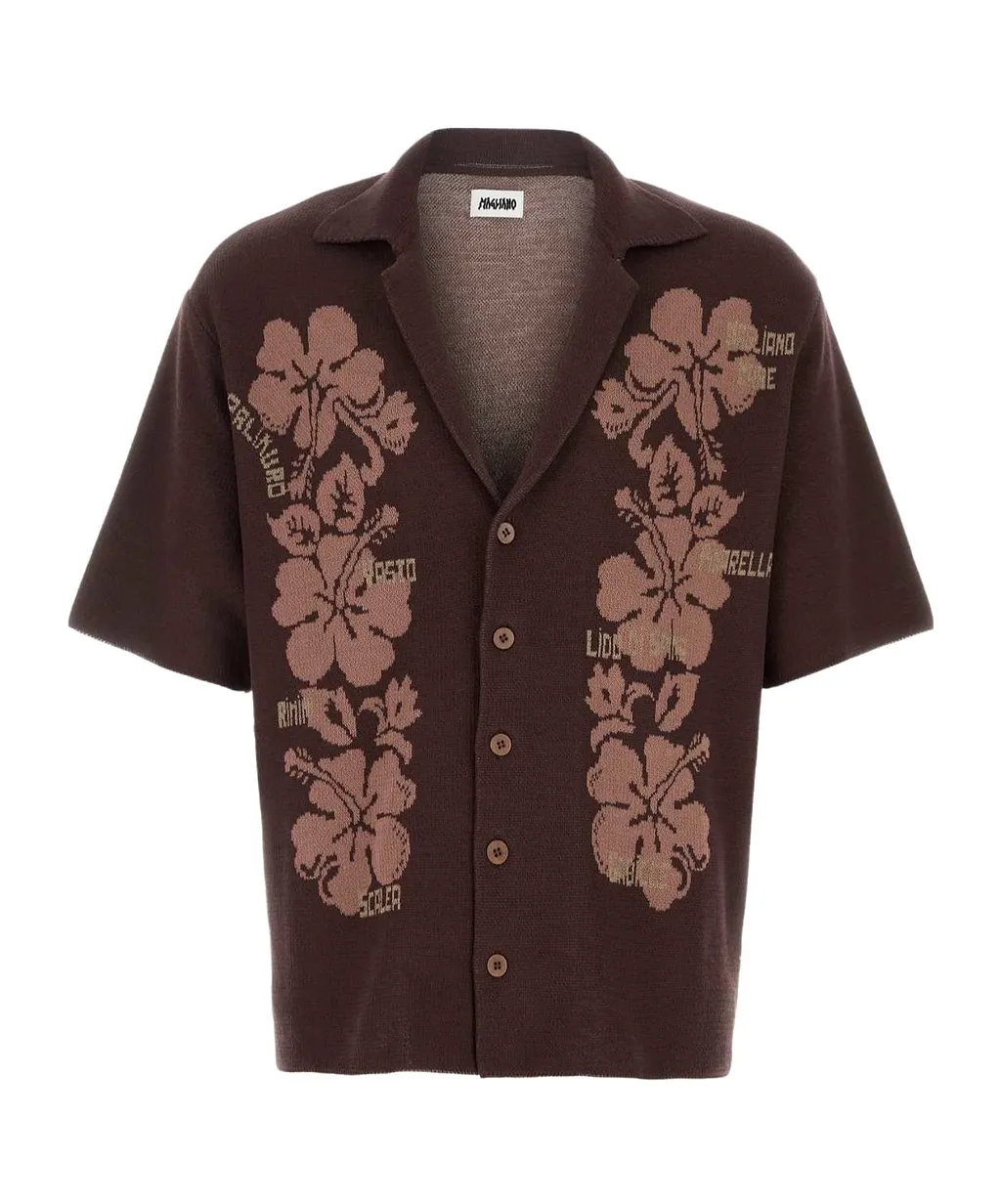 Magliano Riviera Floral Knit Shirt