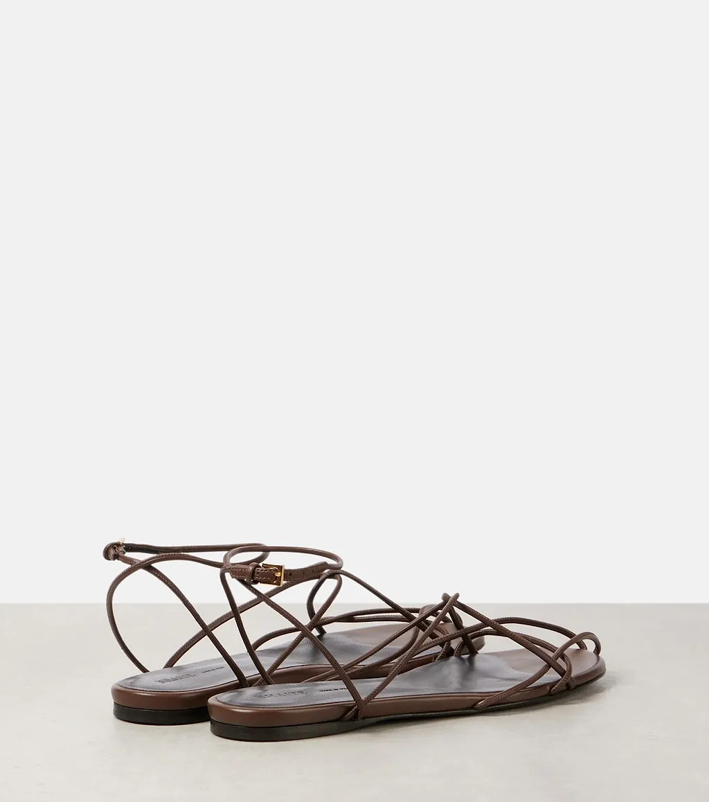 Loulou Leather Sandals