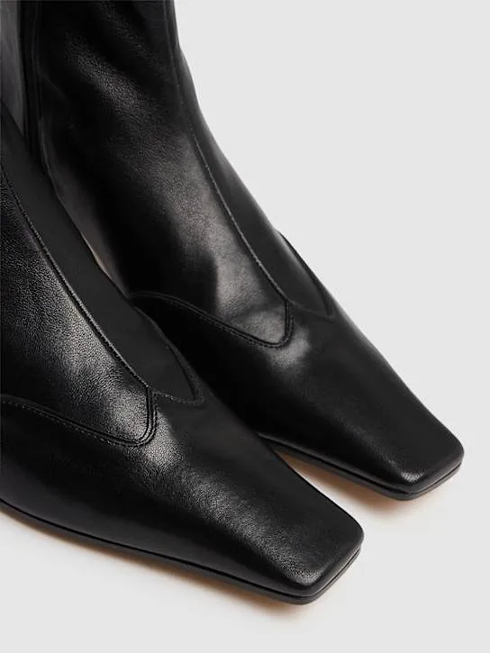 Square Toe Ankle Boots