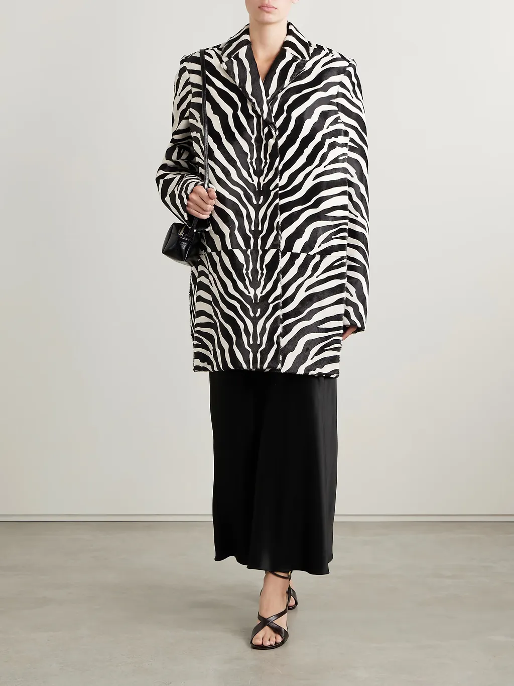Zebra-Print Coat