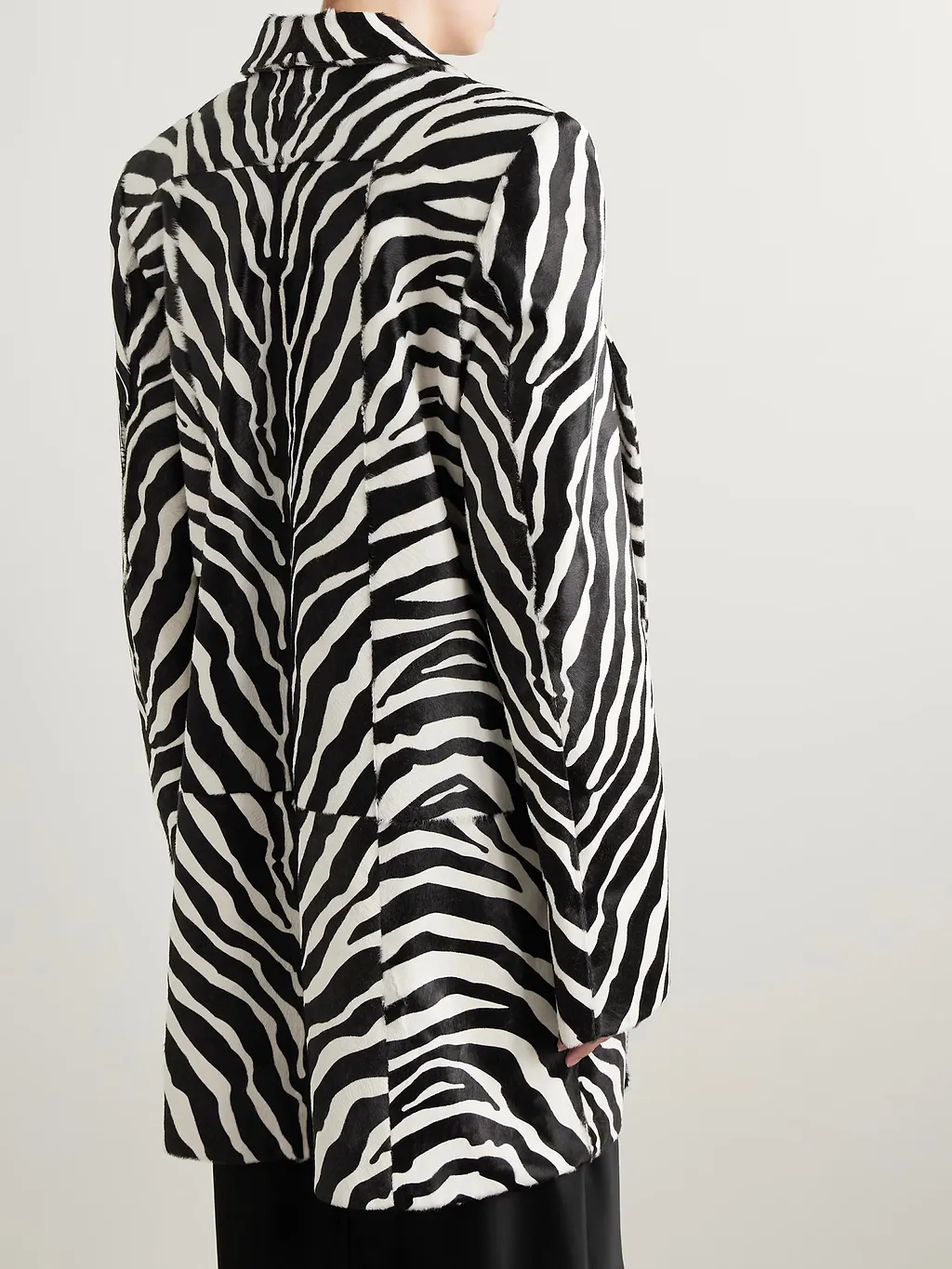 Zebra-Print Coat