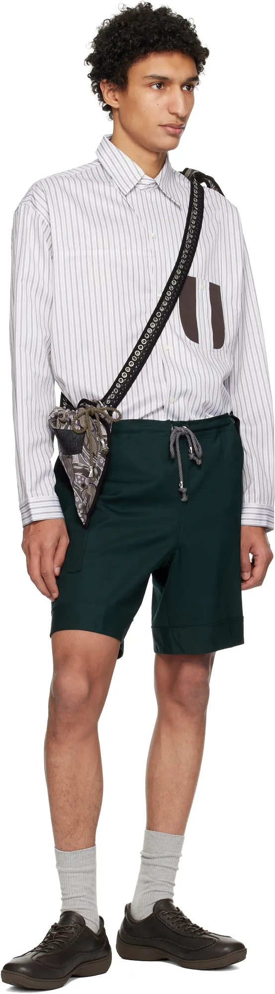 Kiko Kostadinov Kyan Drawstring Bermuda Shorts