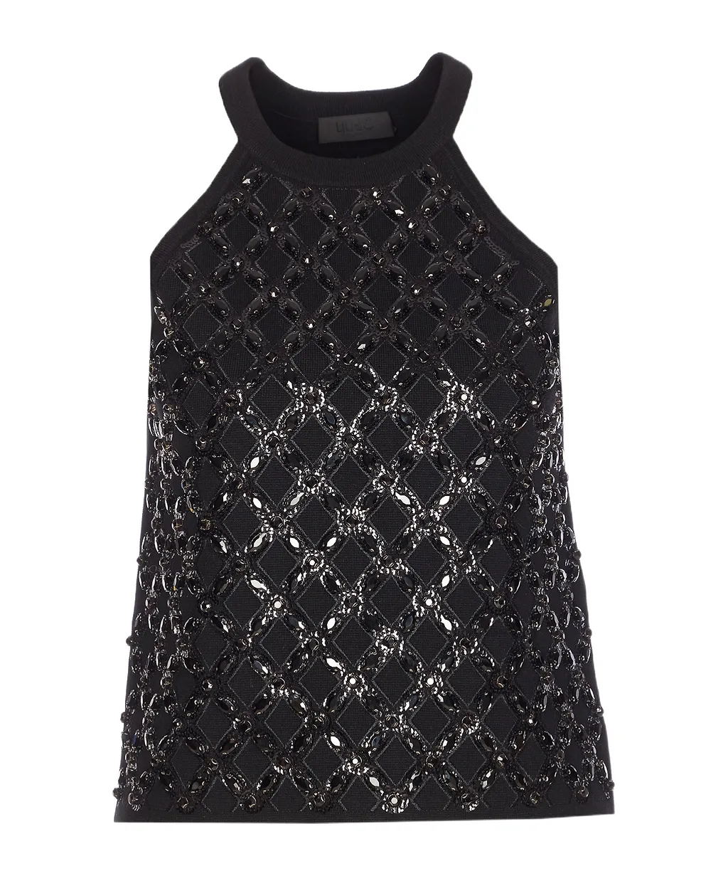 Liu Jo Embellished Sleeveless Top
