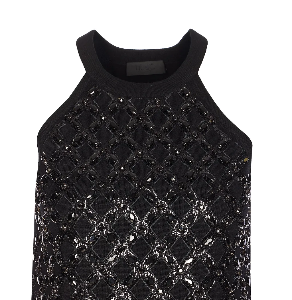 Liu Jo Embellished Sleeveless Top