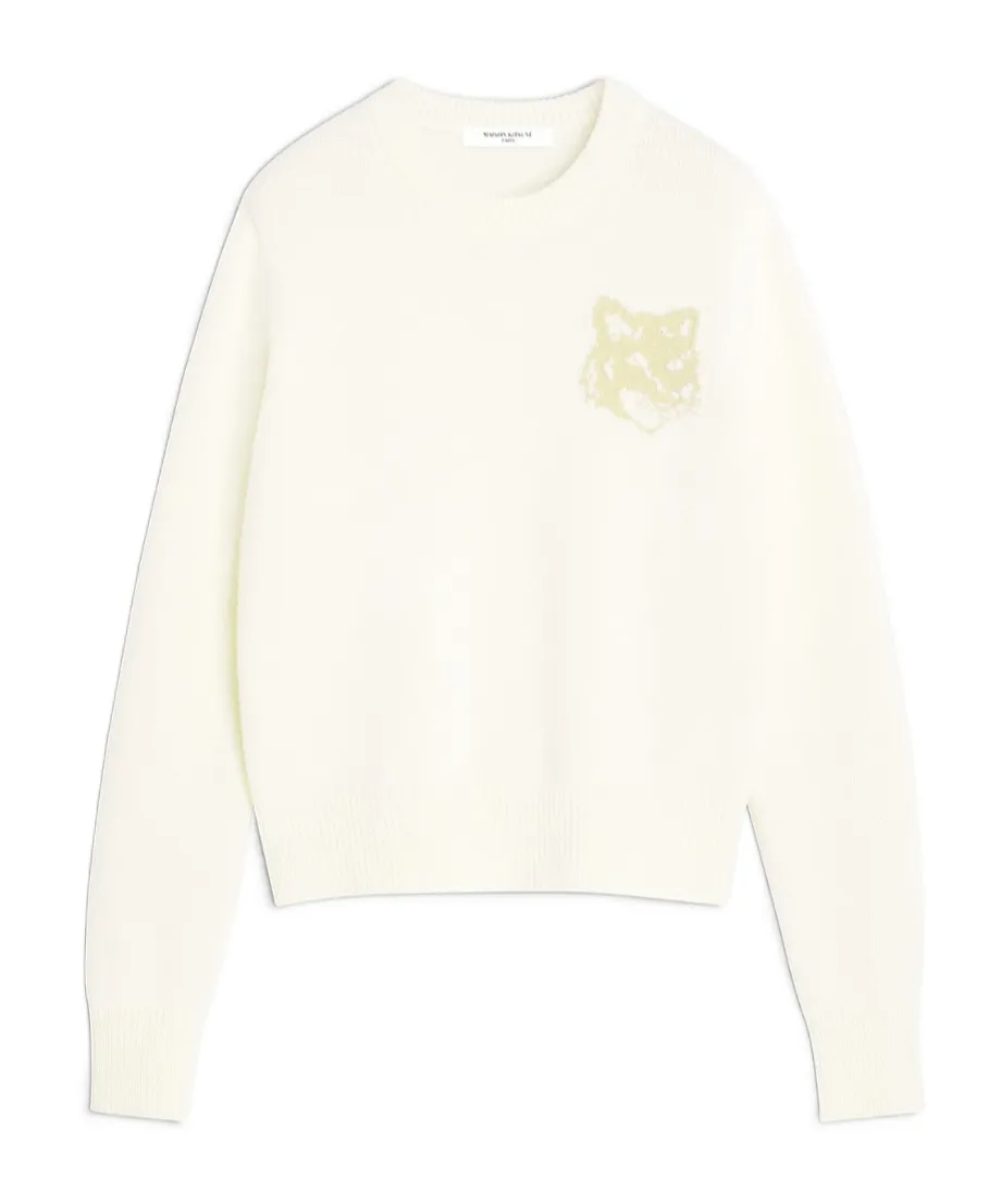 Maison Kitsuné Fox Head Intarsia Regular Jumper