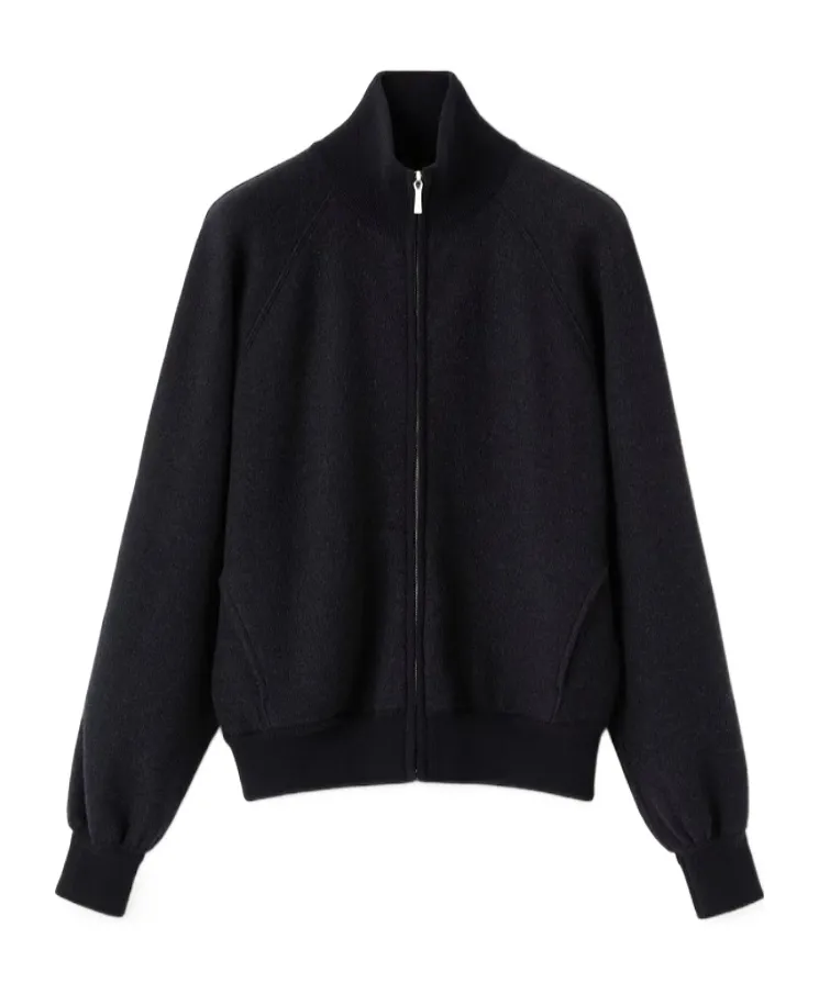 Rio Bodro High-Neck Zip Bomber