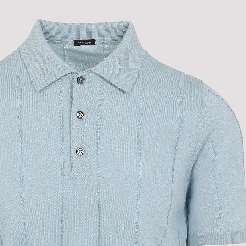 Kiton Striped Polo Shirt