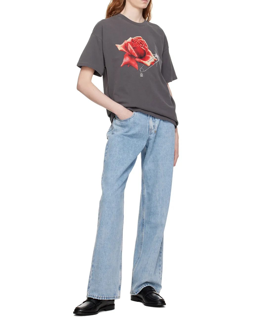 Belt Ring Denim Trousers