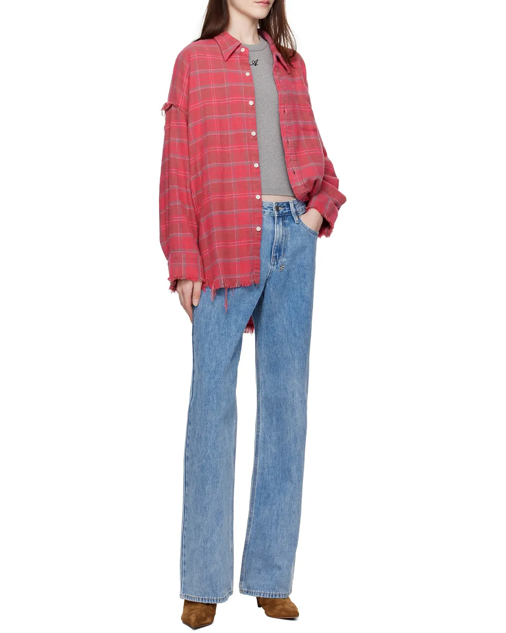 Belt Ring Denim Trousers