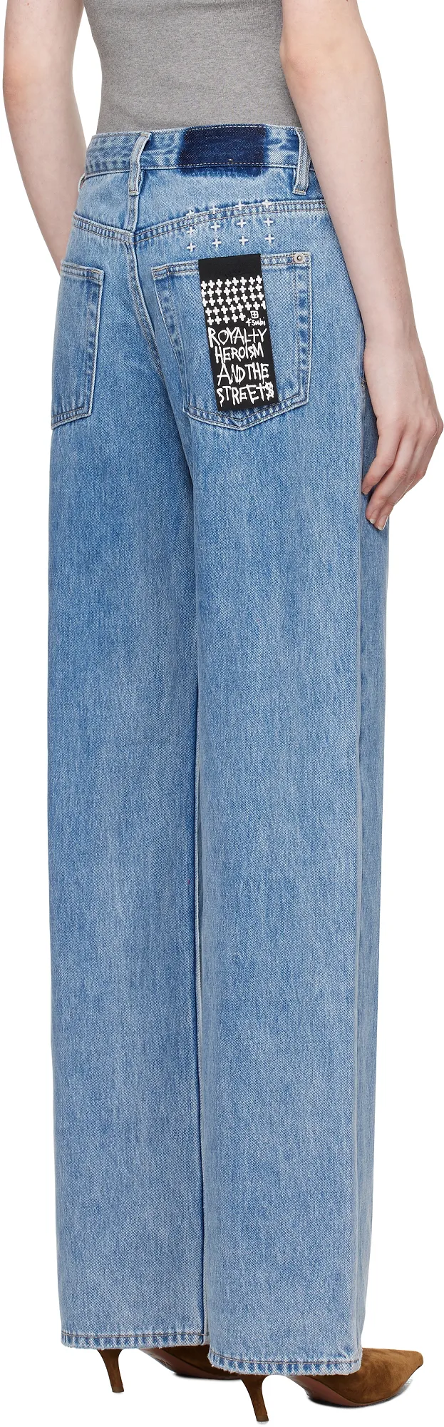 Belt Ring Denim Trousers