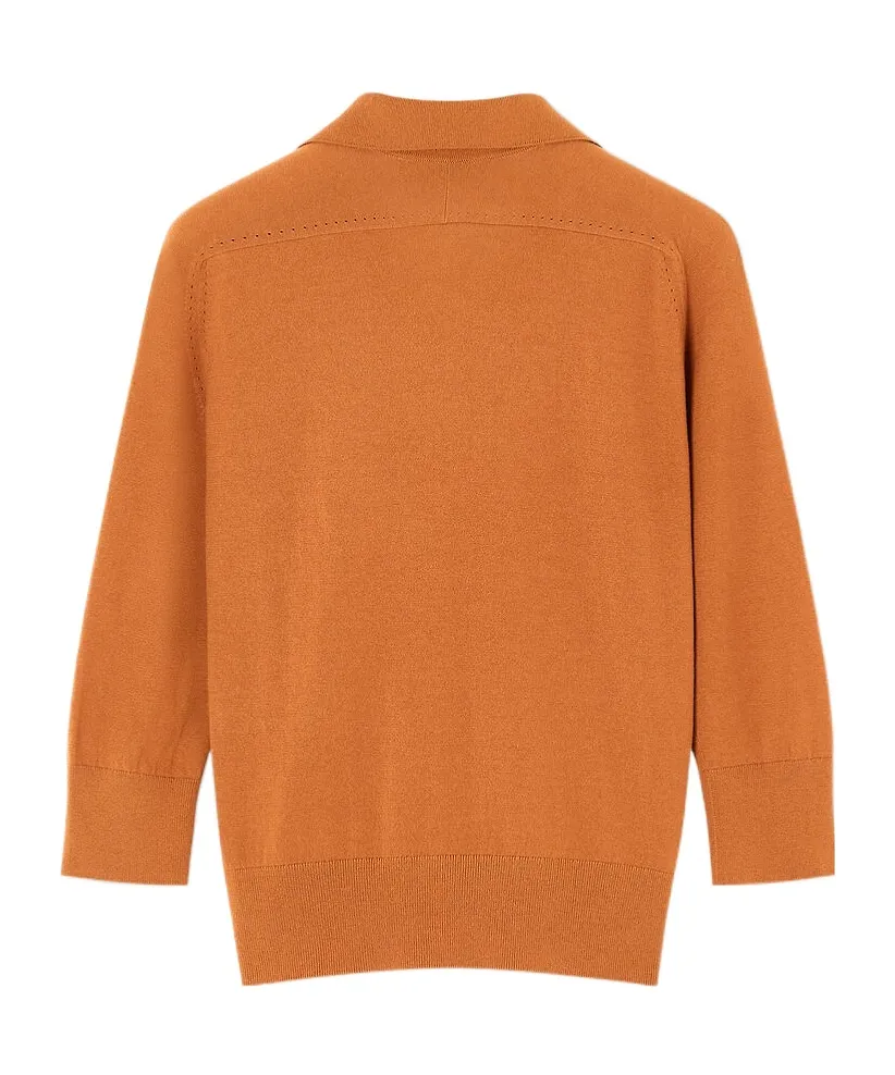 Three-Quarter Sleeve Sweater