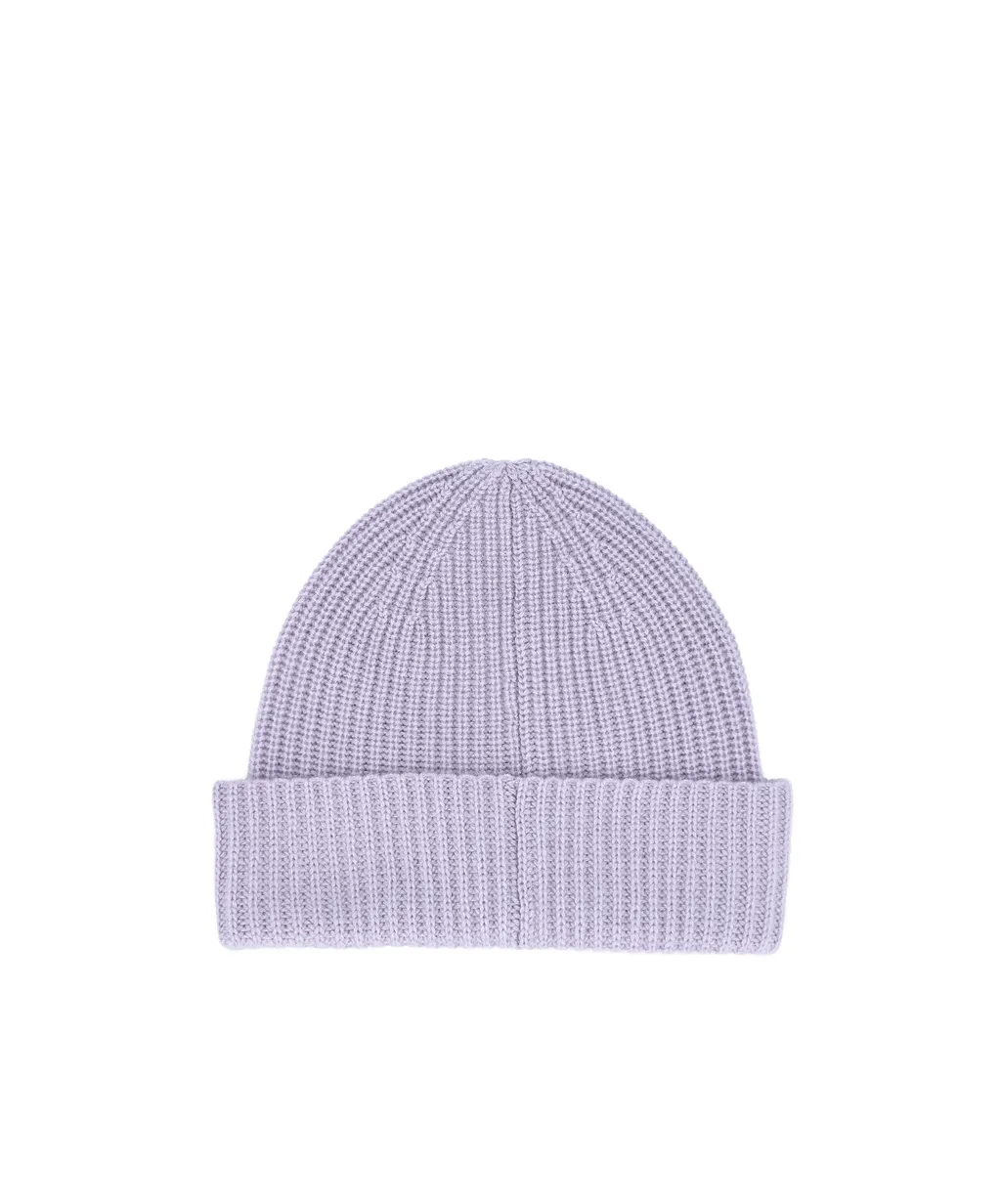 Loro Piana Ribbed Turn-Up Beanie Hat