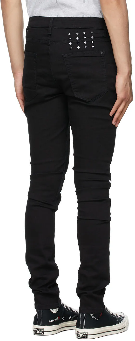 Logo-Patch Skinny Jeans