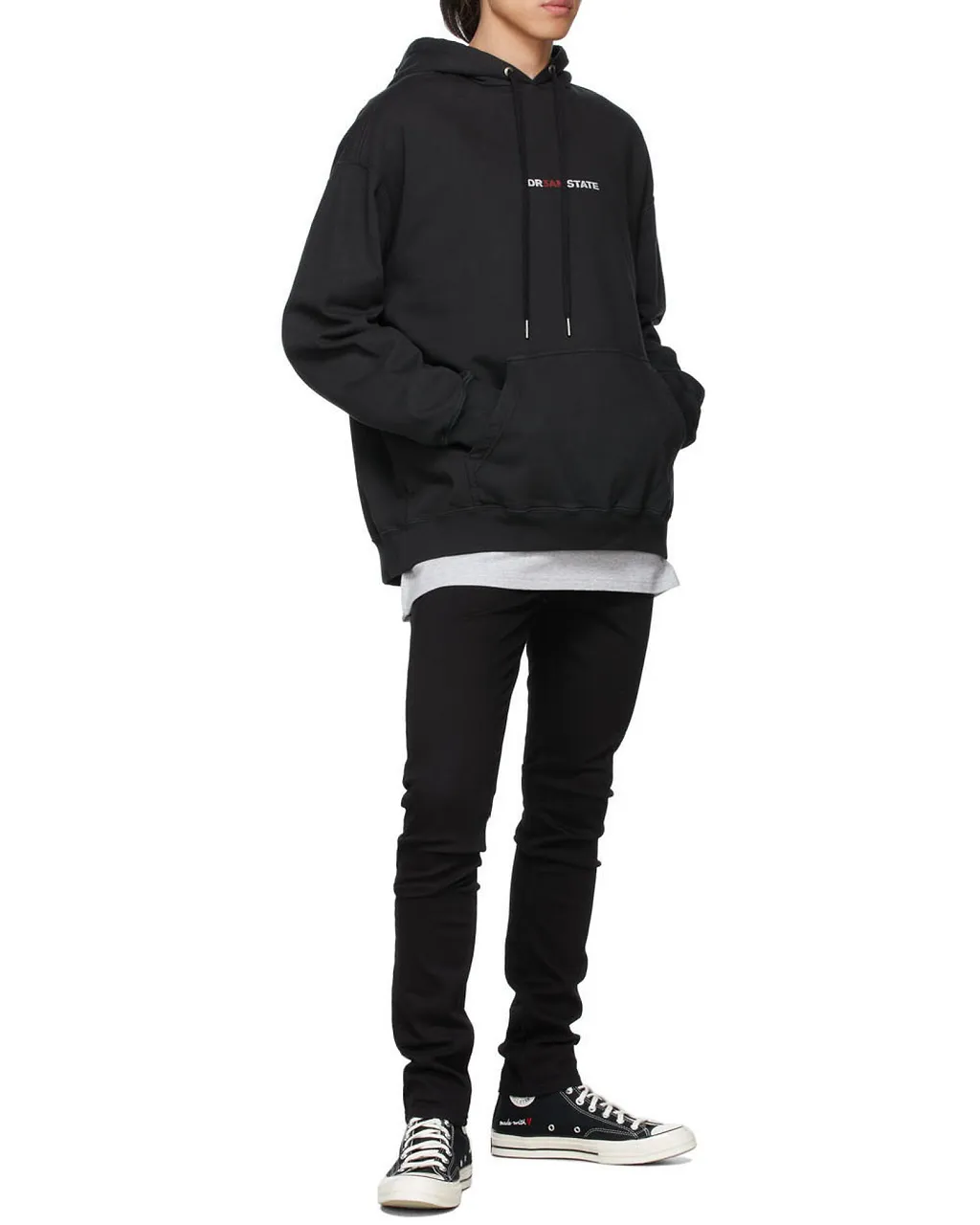 Logo-Patch Skinny Jeans