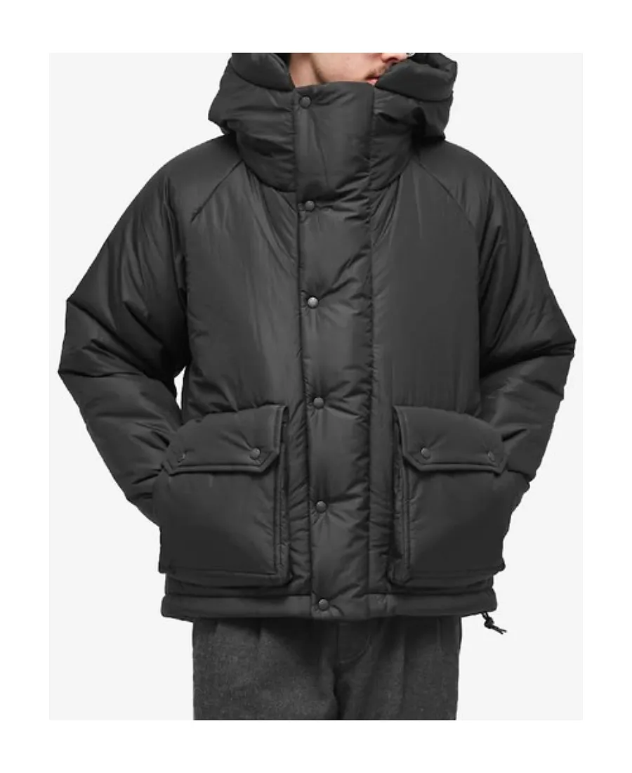 X And Wander Logo-Print Padded Jacket