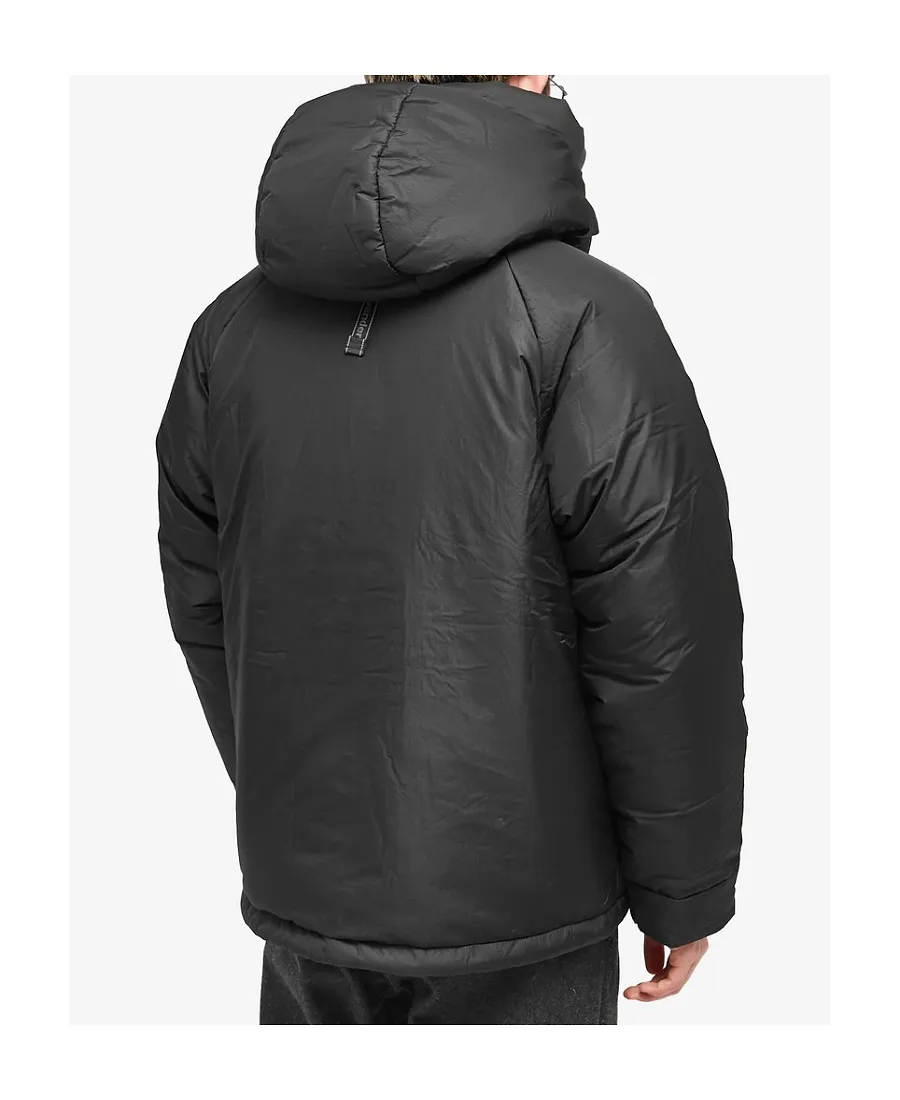 X And Wander Logo-Print Padded Jacket