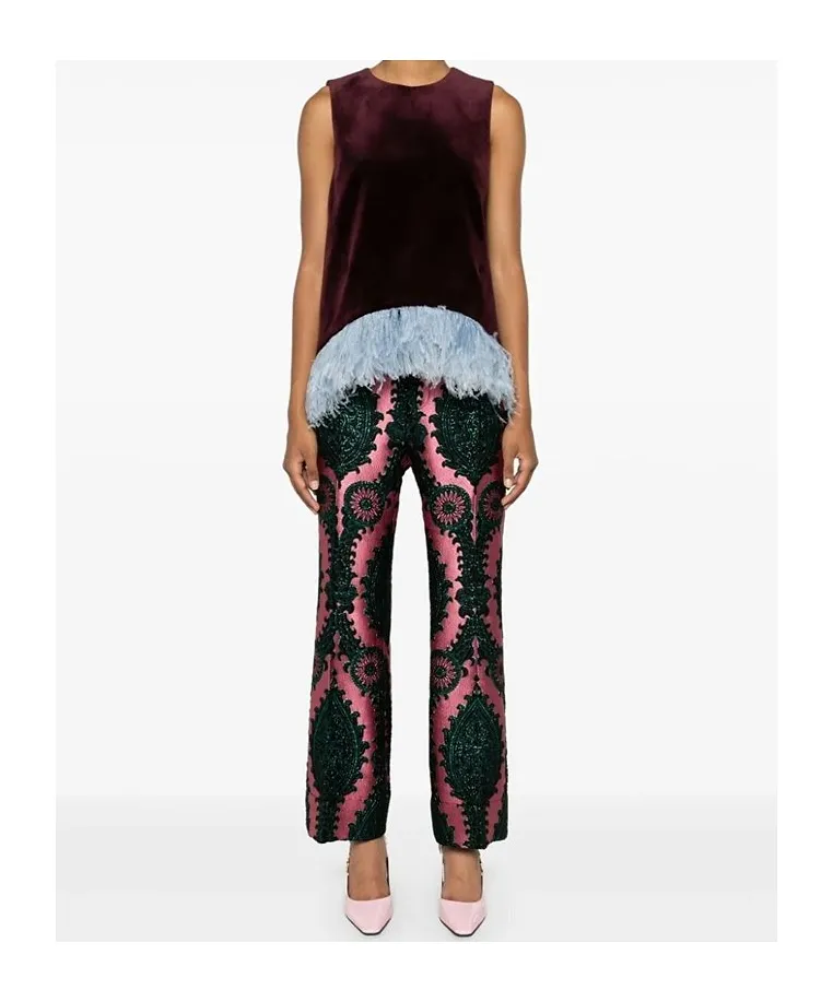 Belt-Loop Casual Pants