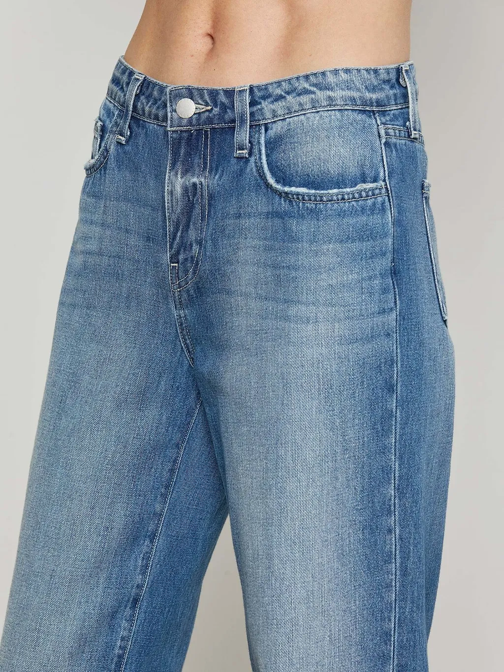 L'agence Clayton Wide Leg Jeans