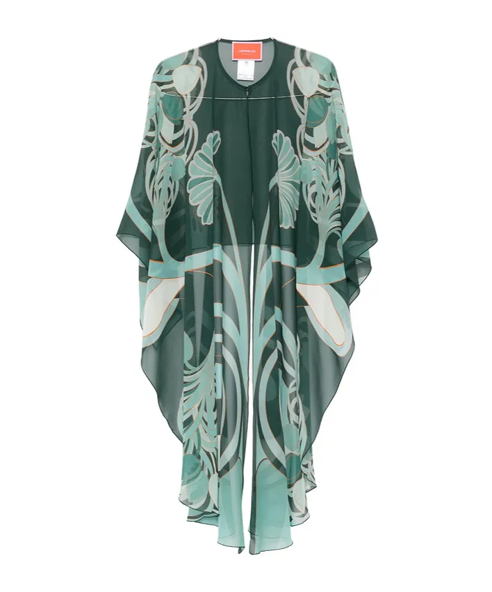 Maria Floral Open Kaftan
