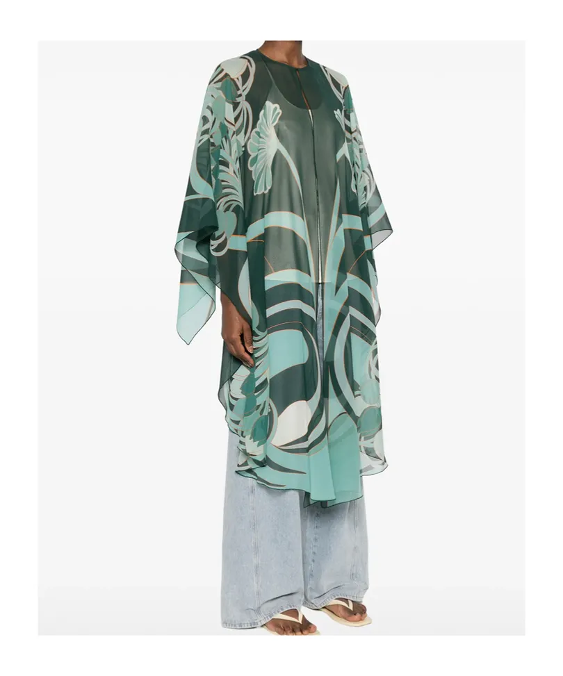 Maria Floral Open Kaftan