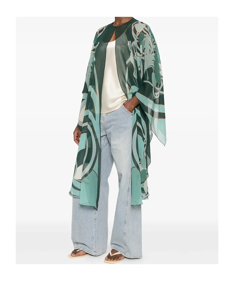 Maria Floral Open Kaftan