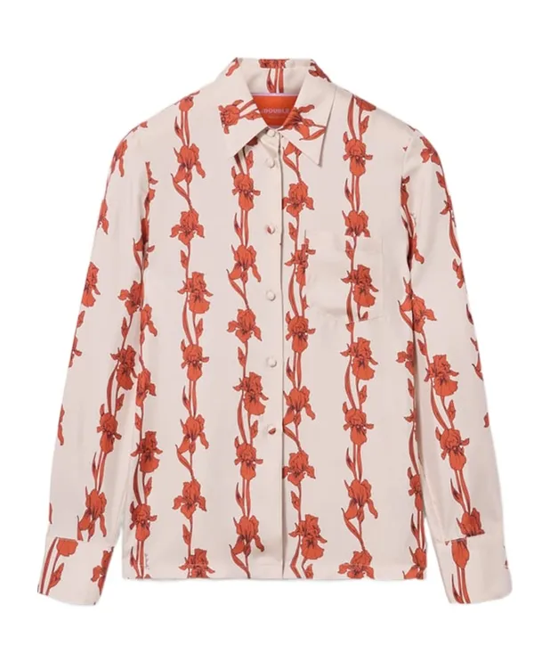 Iris-Print Shirt