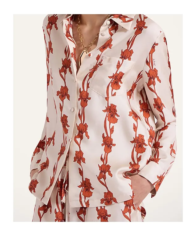 Iris-Print Shirt
