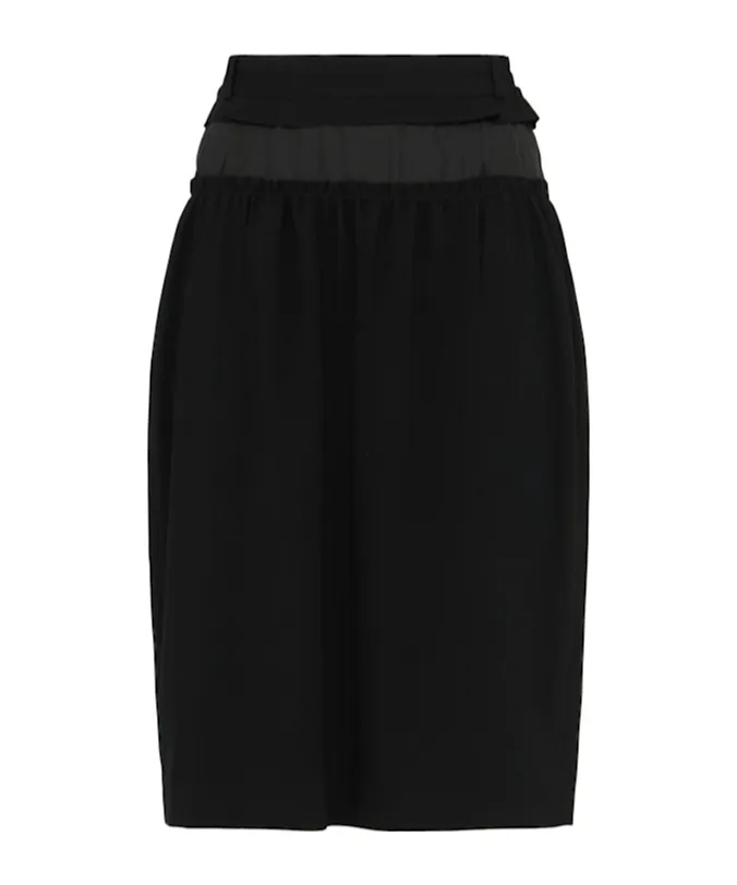Envers Satin Midi Skirt