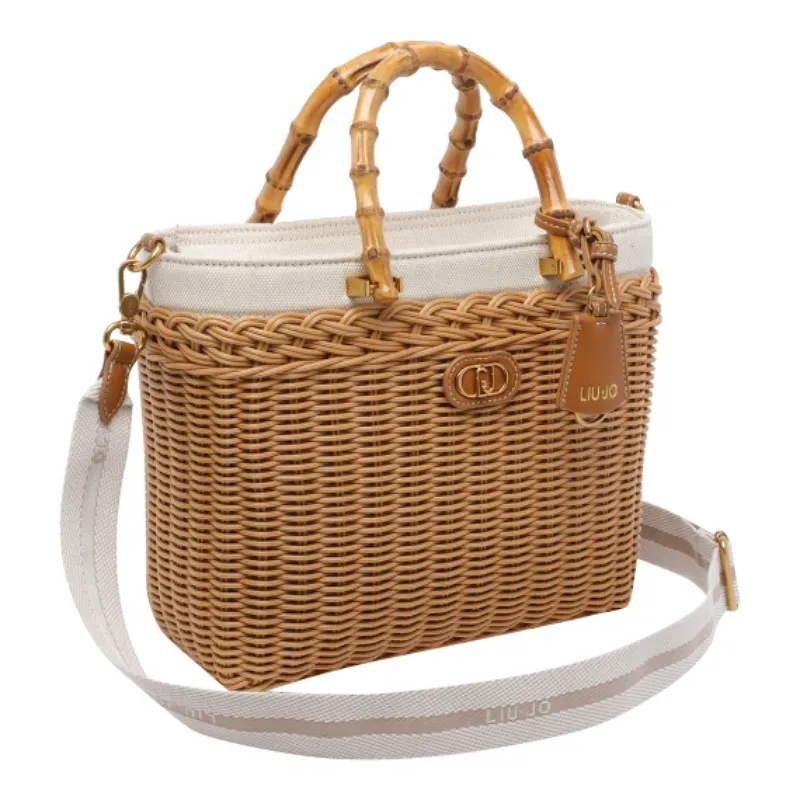 Liu Jo Woven Top-Handle Tote Bag