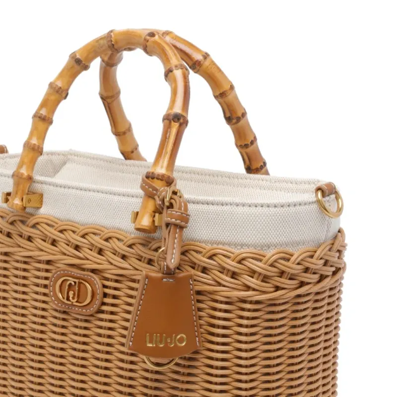 Liu Jo Woven Top-Handle Tote Bag