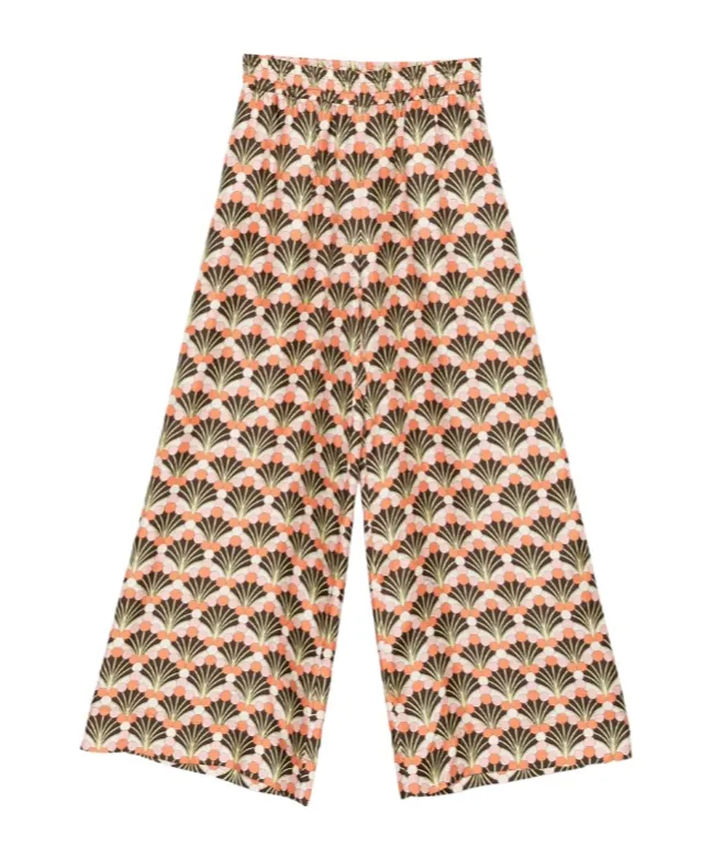 La Doublej Geometric Print Palazzo Pants