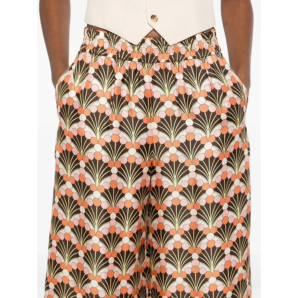 Patterned Casual Pants