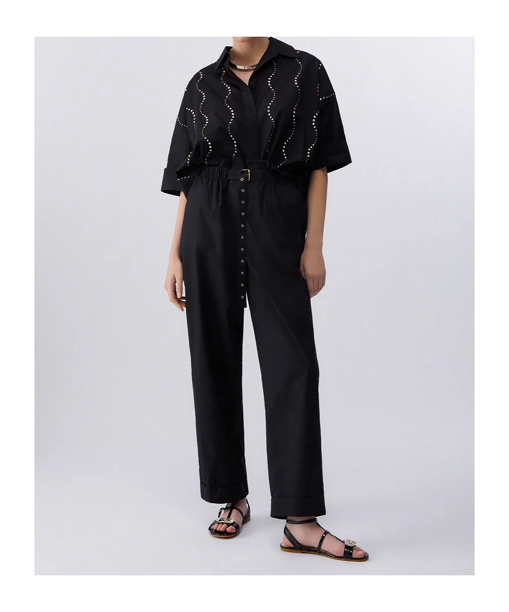 Liu Jo Bejewelled AppliquÉS Shirt