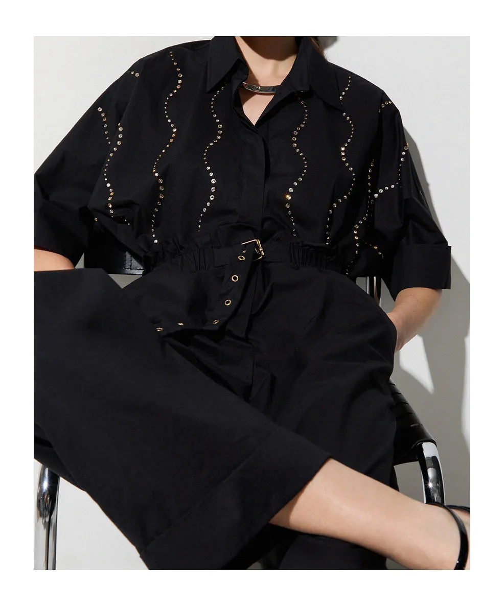 Liu Jo Bejewelled AppliquÉS Shirt