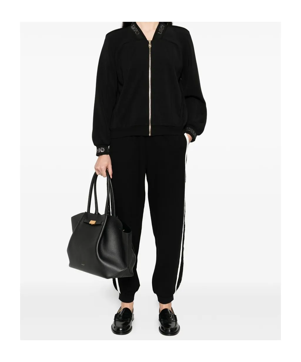 Side-Stripe Drawstring Joggers