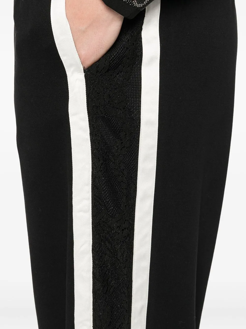 Side-Stripe Drawstring Joggers