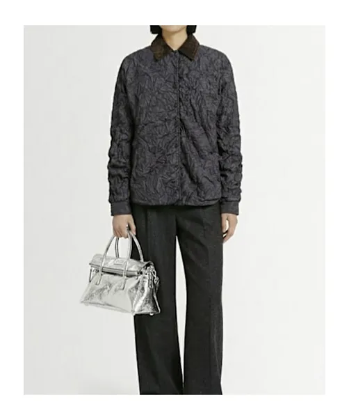 Long-Sleeve Wool Shirt Jacket