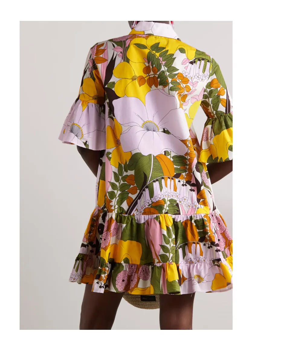 Printed Shirt Dress