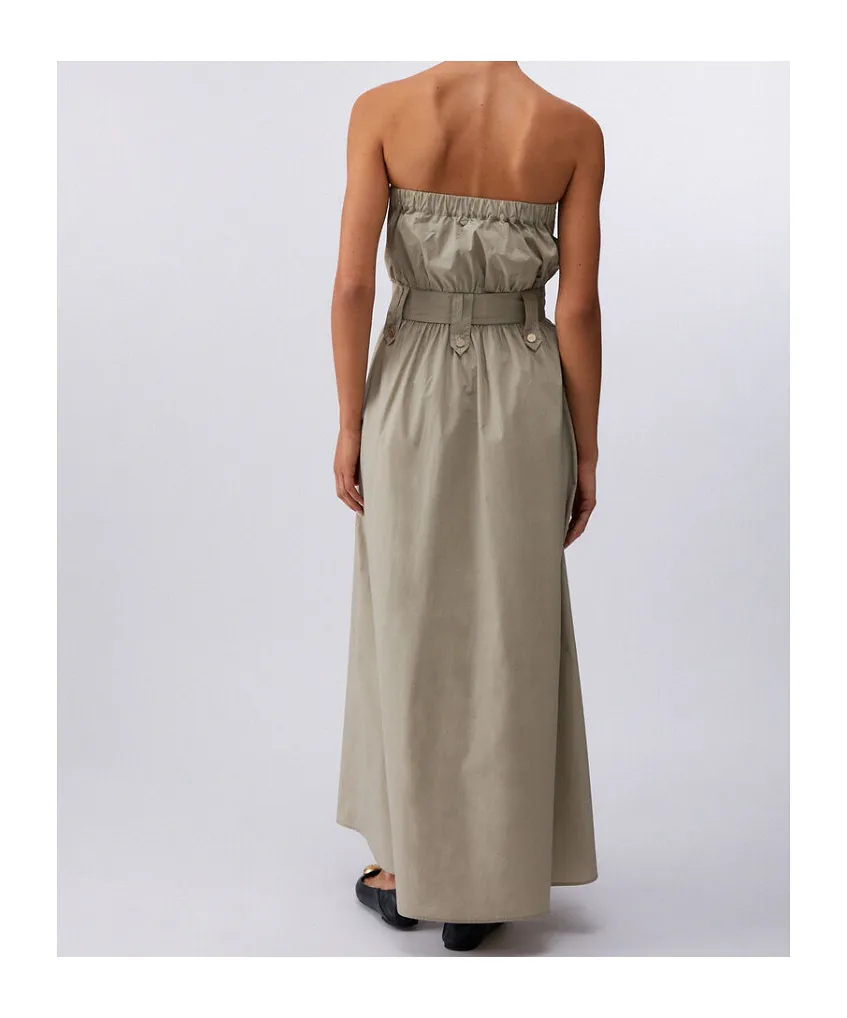 Strappy Belted Maxi Dress