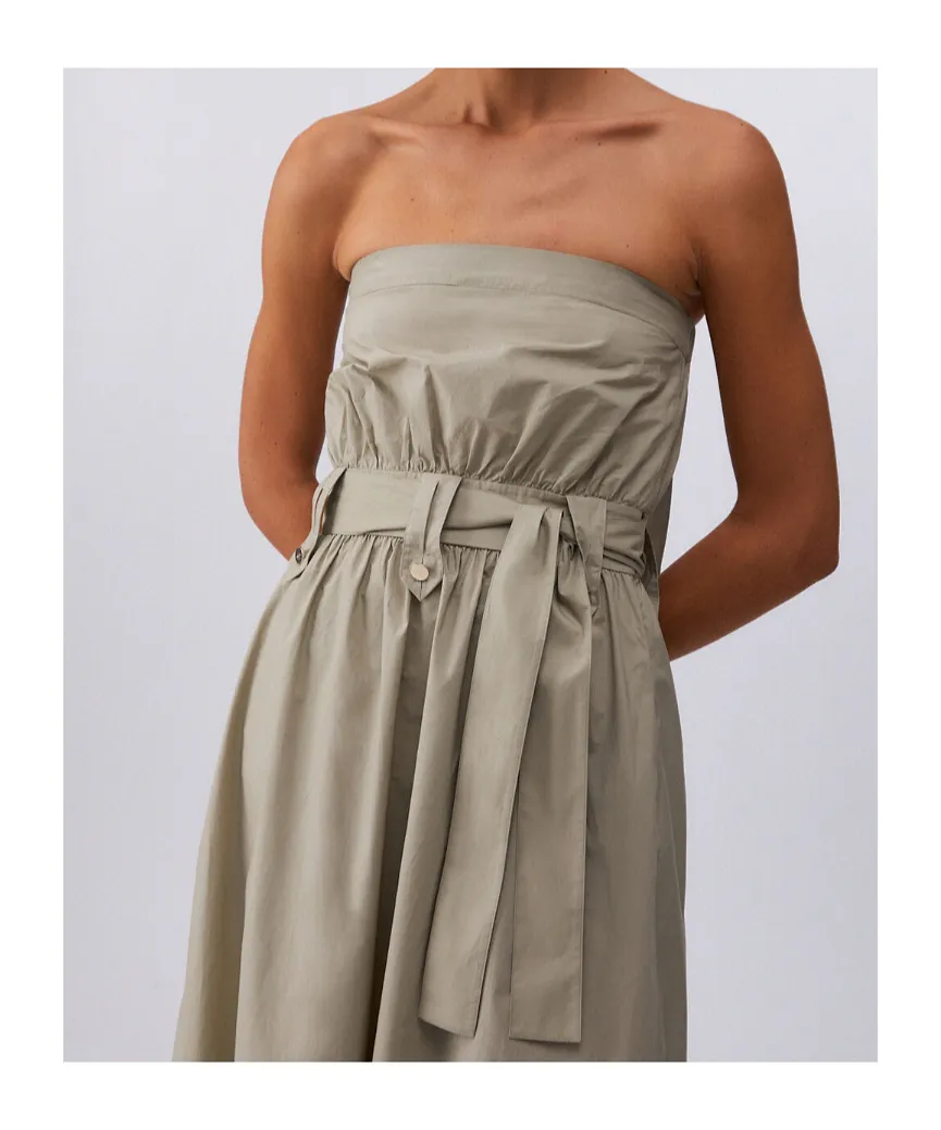 Strappy Belted Maxi Dress