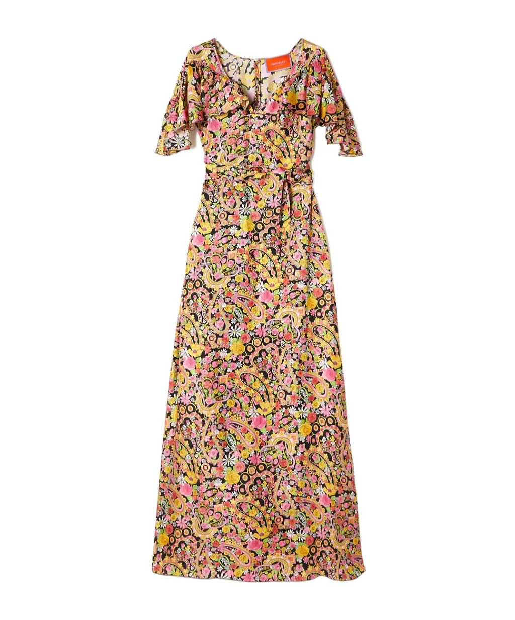 Ruffle Print Dress