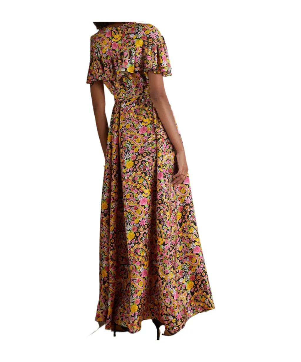 Ruffle Print Dress