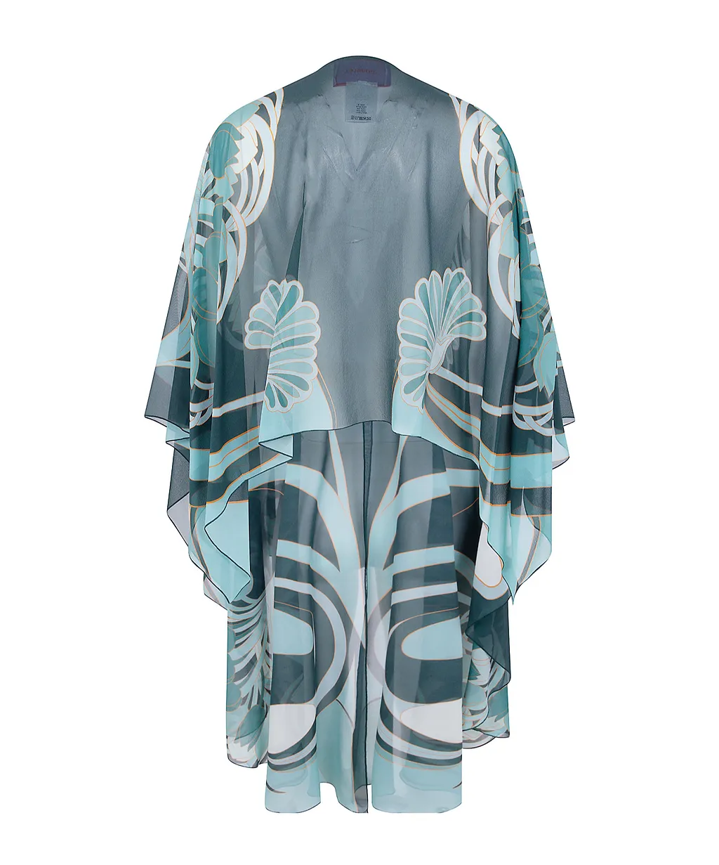 La Doublej Maria Printed Cape