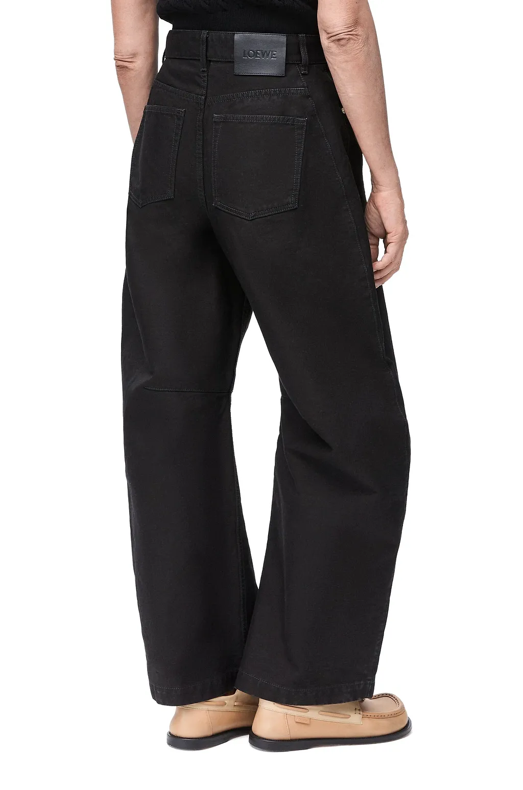 Barrel Trousers In Cotton