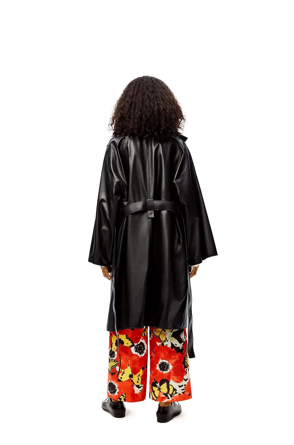 Black Girdle Coat