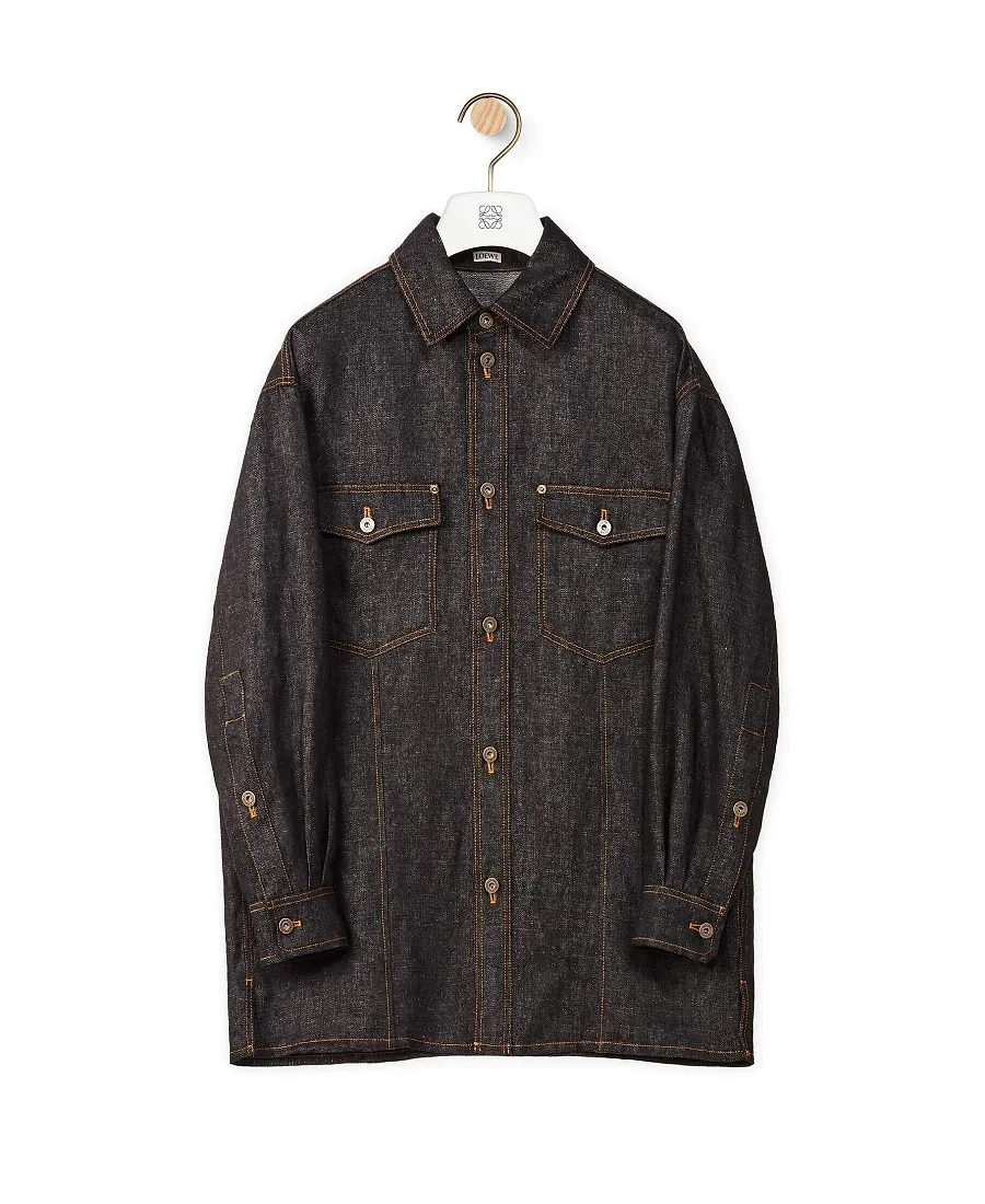Loewe Long-Sleeved Denim Overshirt