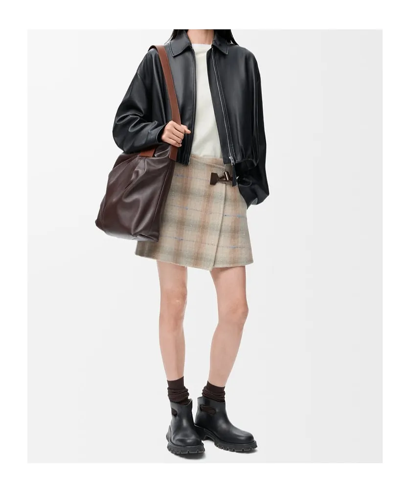 Loewe Checked Mini Skirt